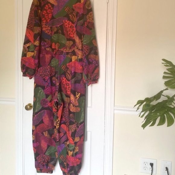 FARM Rio Leopard Mushroom French Terry Jumpsuit - Picture 15 of 15